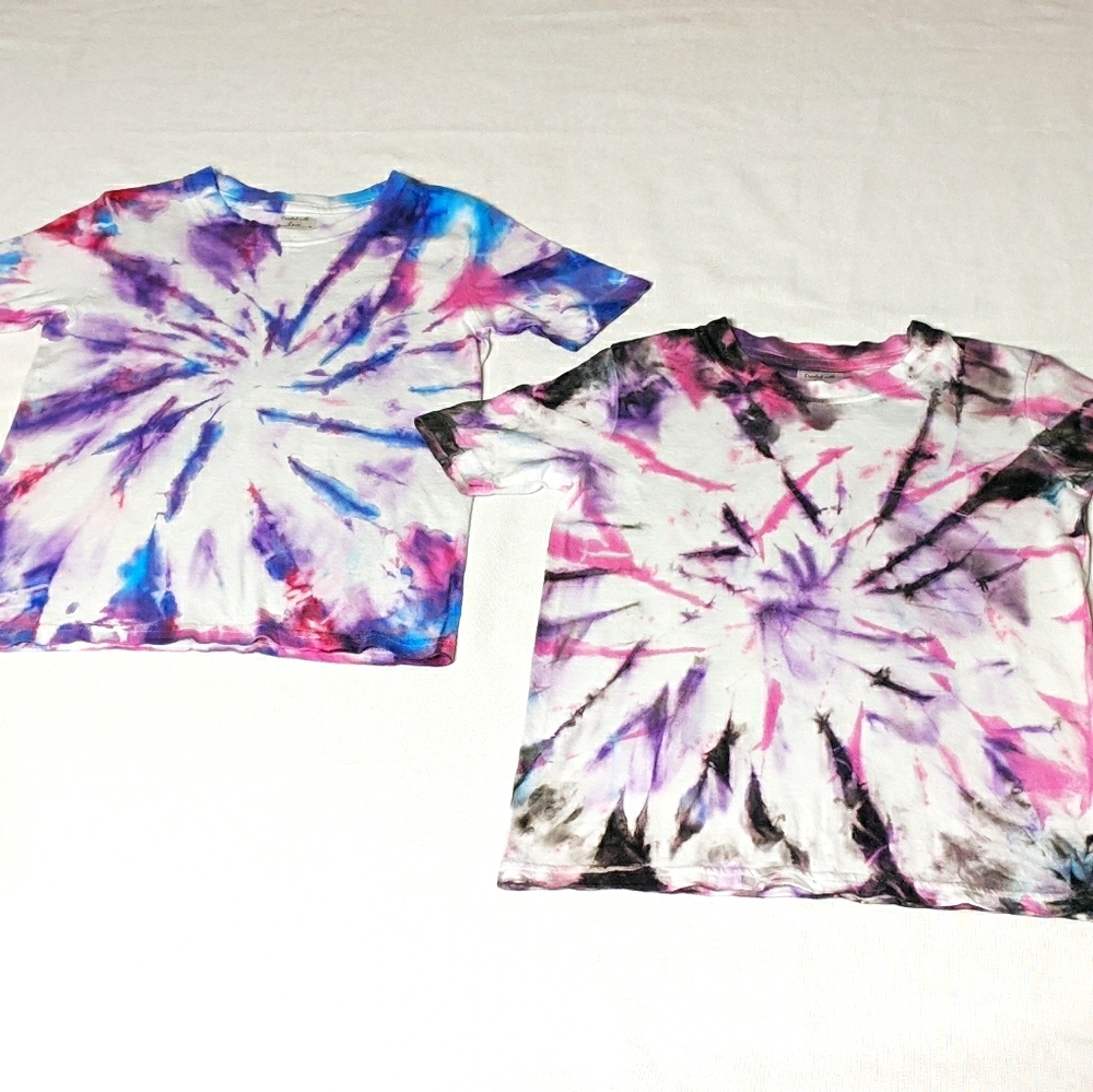 Kids Classic Spiral Tie Dye Tees Size 6/6x